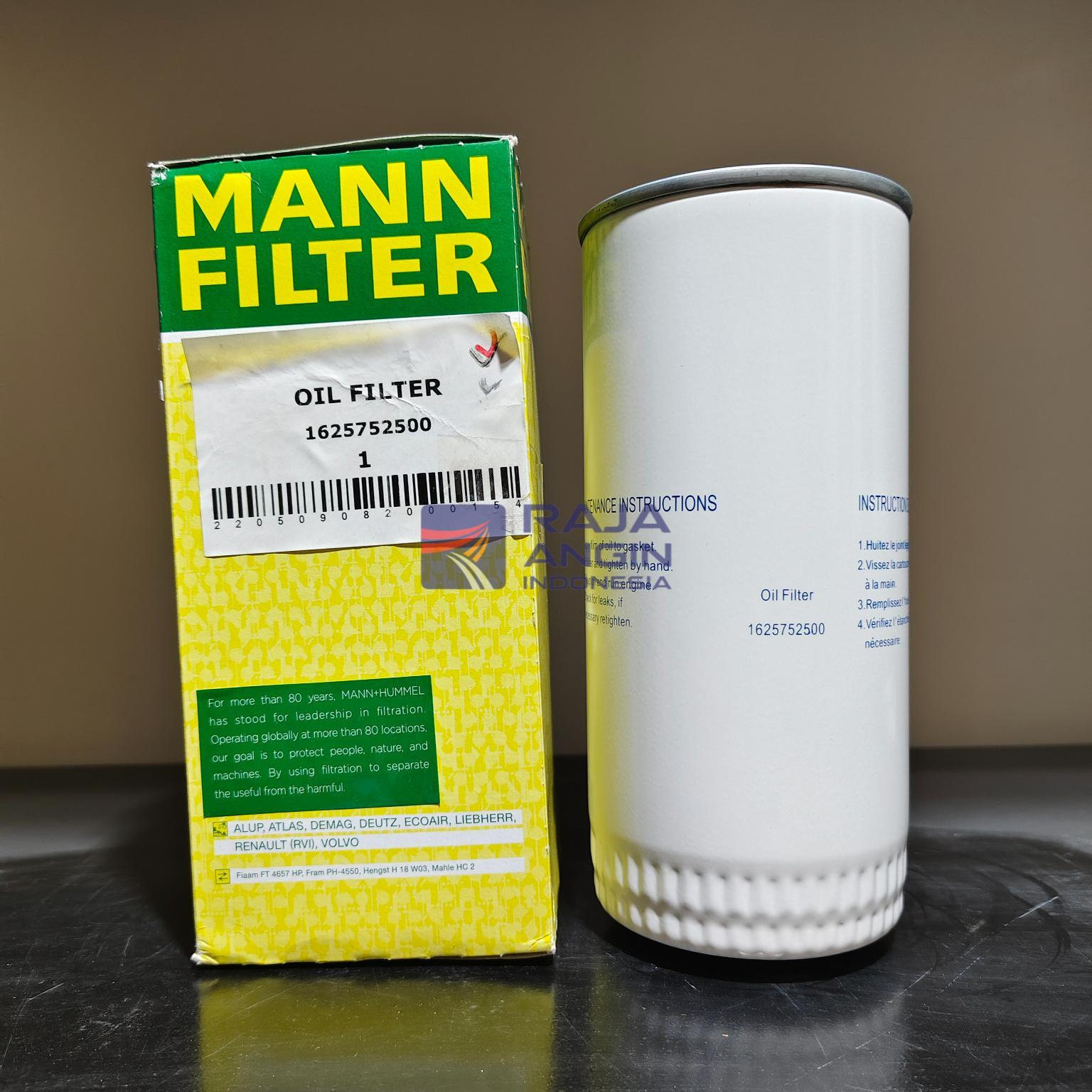 OIL FILTER 1625752500
